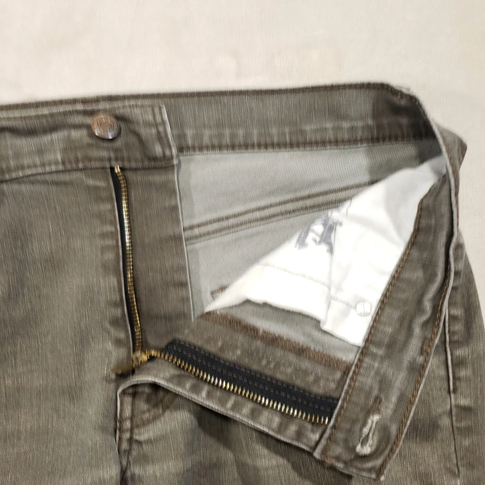 Levi's 511 Jeans Mens 33x32 Gray Slim Fit Stretch Denim Pants Casual‎ 2500